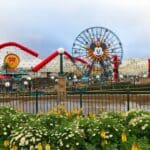 disney ferris wheel and roller coaster image