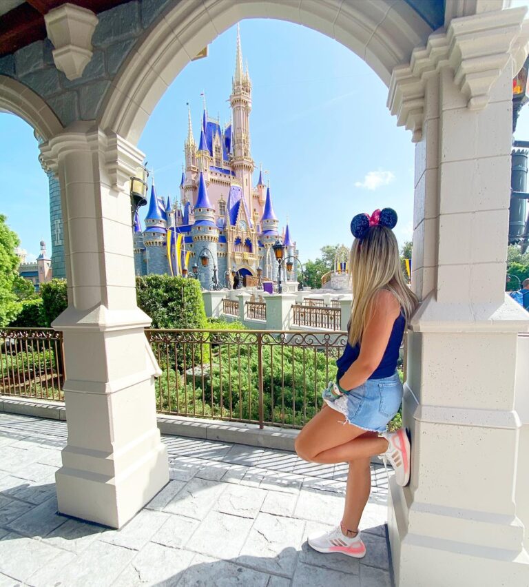 Cinderella Castle at Walt Disney World Resort in Magic Kingdom featuring iconic fairytale architecture and centerpiece of Disney park experiences