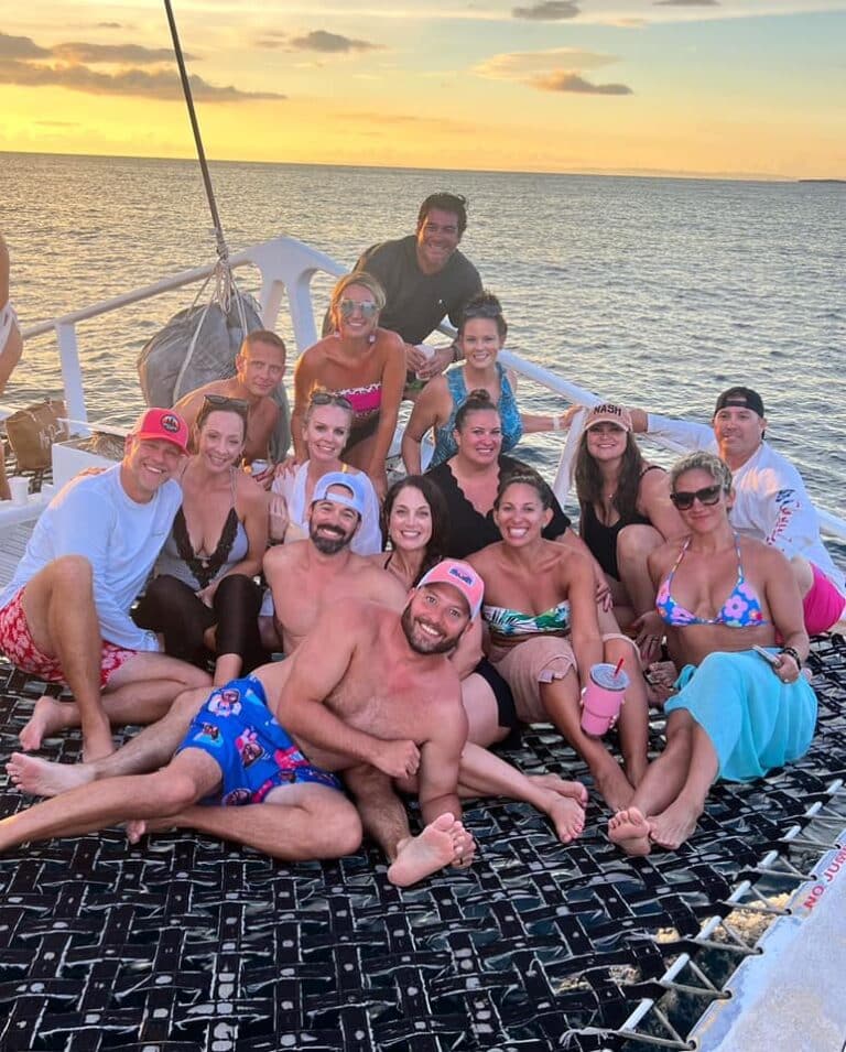 Group catamaran trip in Jamaica fun excursion