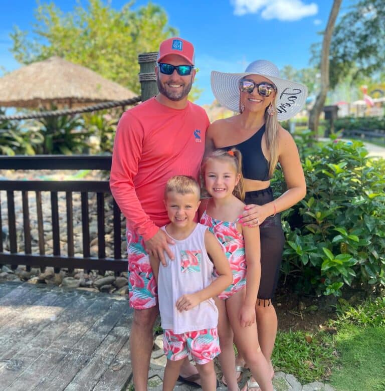 Family photo beaches negril having a great time at the water park and beach