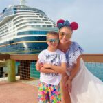Family spending time together at Castaway Cay on a Disney Cruise Line vacation.