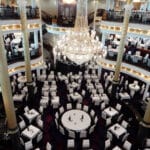 Dining options aboard Royal Caribbean Mariner of the Seas including main dining room, buffet, and specialty restaurants.