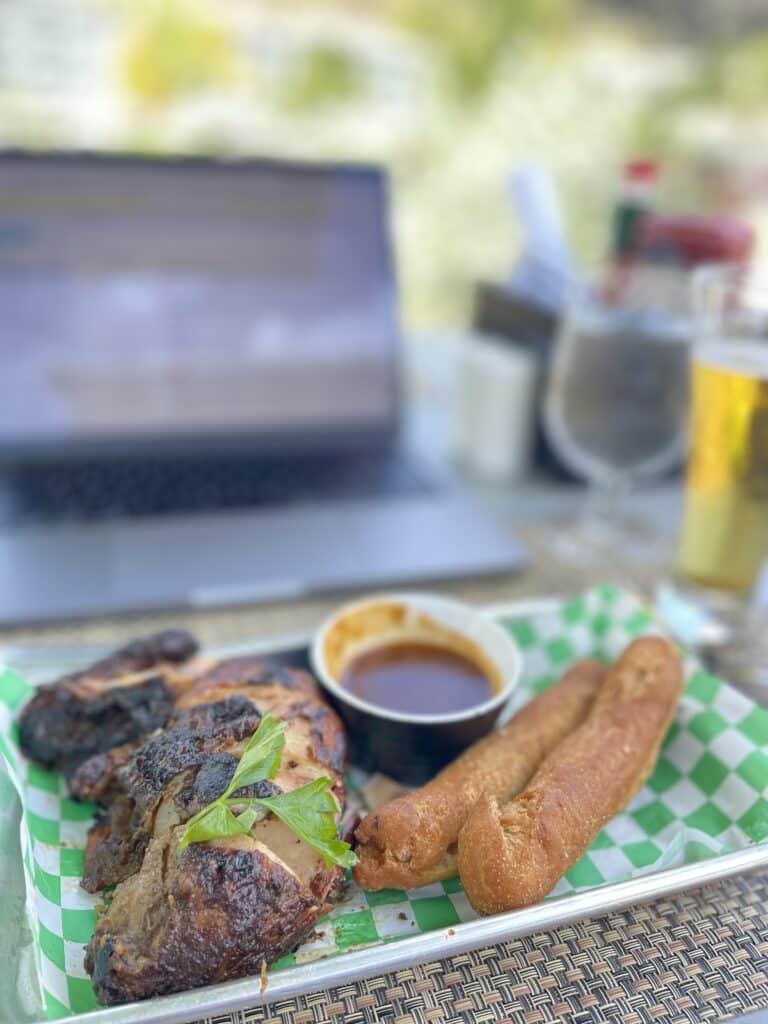 eating at the jerk shack st vincent