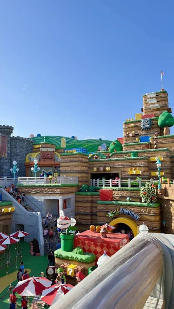 Super Nintendo World Mario Land at Universal Epic Universe theme park.