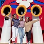 Girls group trip on Disney Cruise Line featuring a fun and relaxing getaway with friends, oceanfront cocktails at sunset, spa days, beach time at Castaway Cay, and lively adults-only lounges, perfect for celebrating, bonding, and creating unforgettable memories at sea