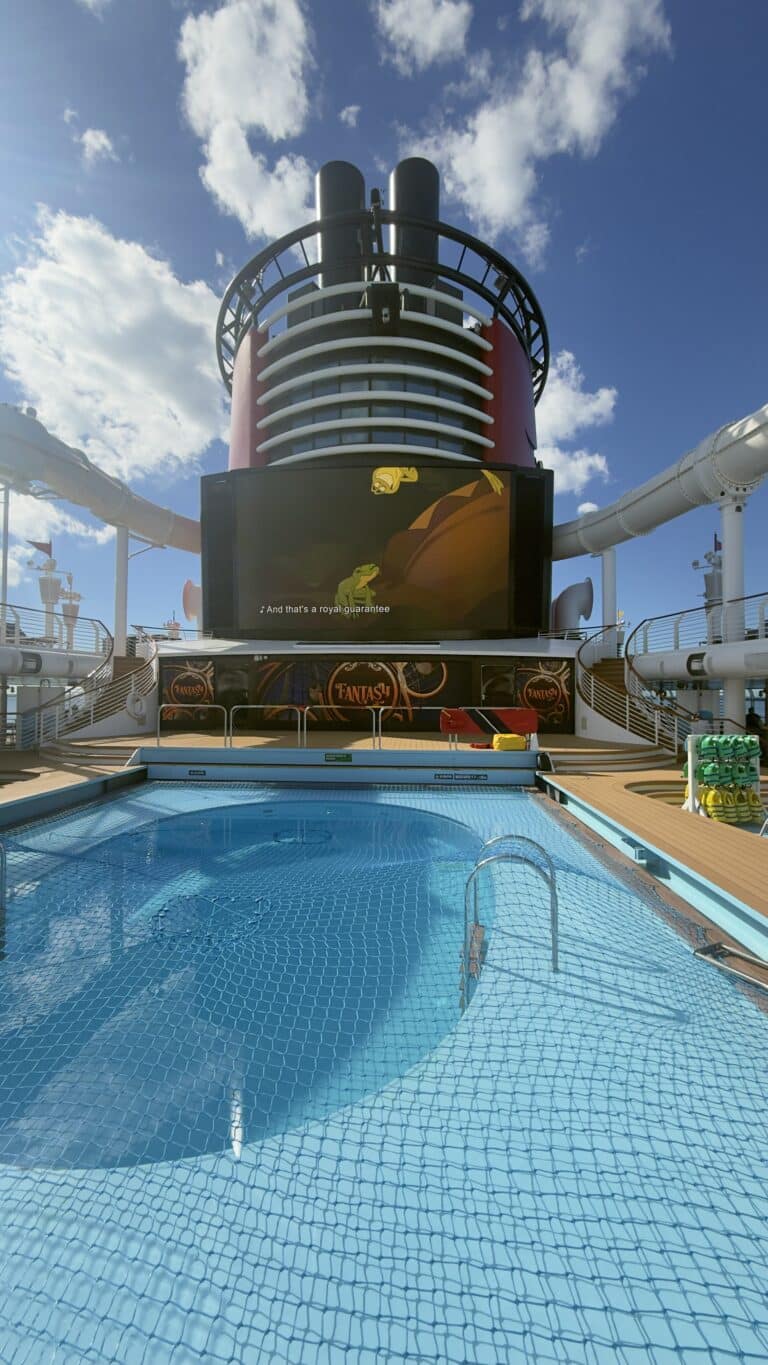 pool deck disney cruise line
