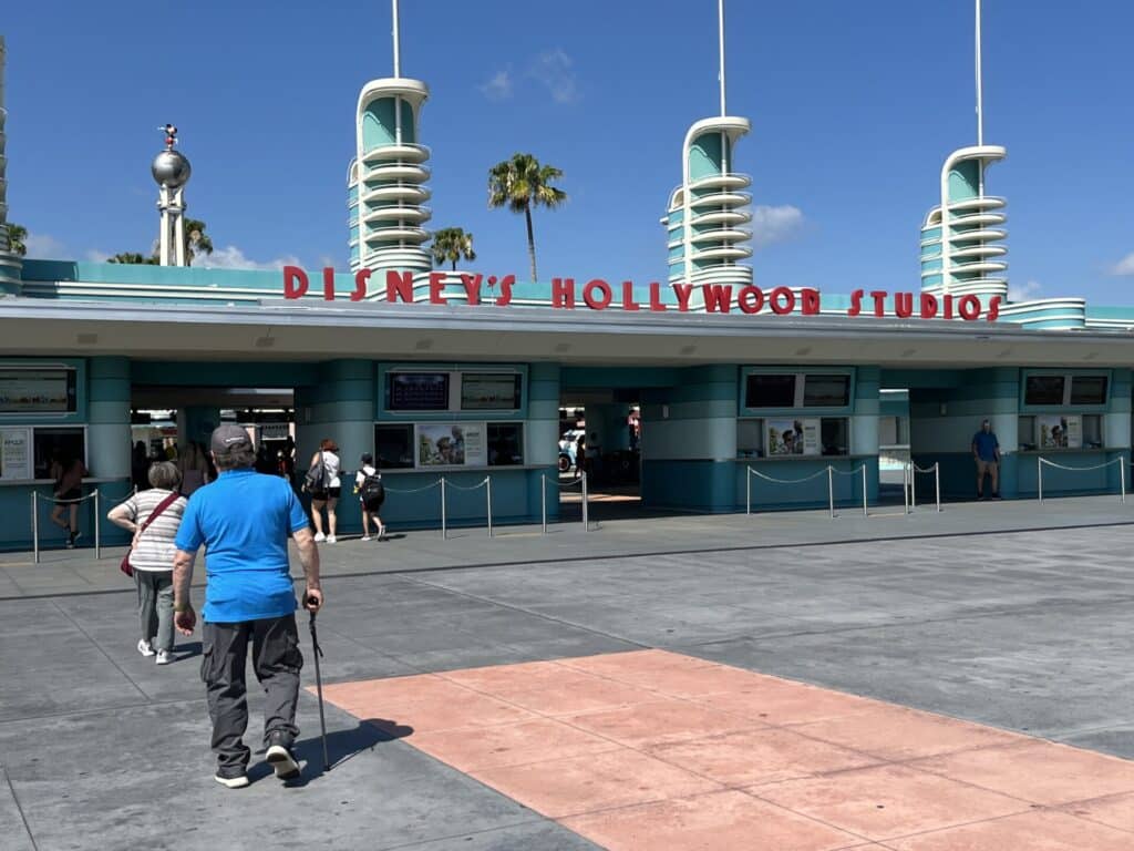 Entrance to Disney's Hollywood Studios at Walt Disney World