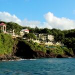 Sandals Regency La Toc resort along the Saint Lucia coastline