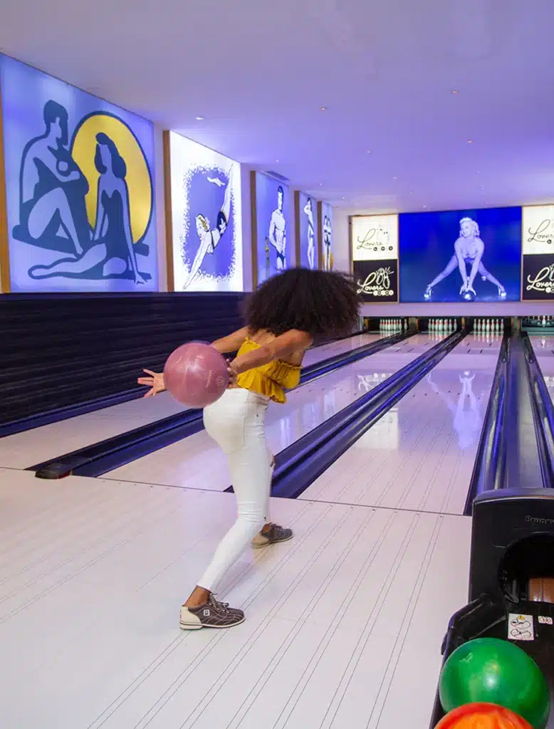 Lovers Lanes bowling alley at Sandals Royal Barbados in Barbados