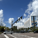 Panorama of both Universal's Endless Summer Resort hotels in Orlando