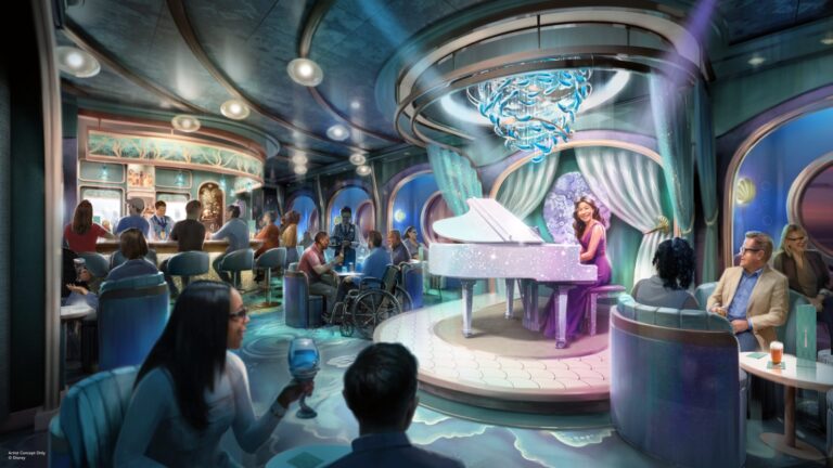 Disney Believe Sea Notes piano lounge artist concept