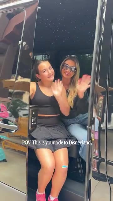 Reel cover: A Private Airport Pickup for a Disneyland Trip