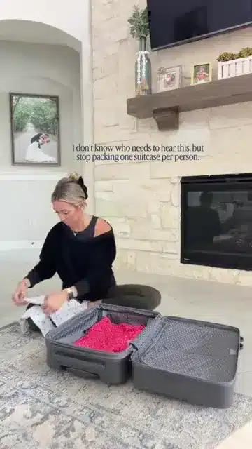 Reel cover: One way to organize the family’s luggage