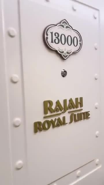 Reel cover: Step Through the Rajah Royal Suite Entrance